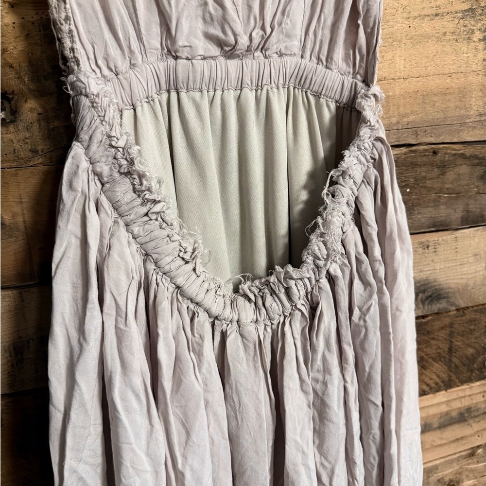 Wishlist Light Cream Textured Dress - Picture 2 of 5